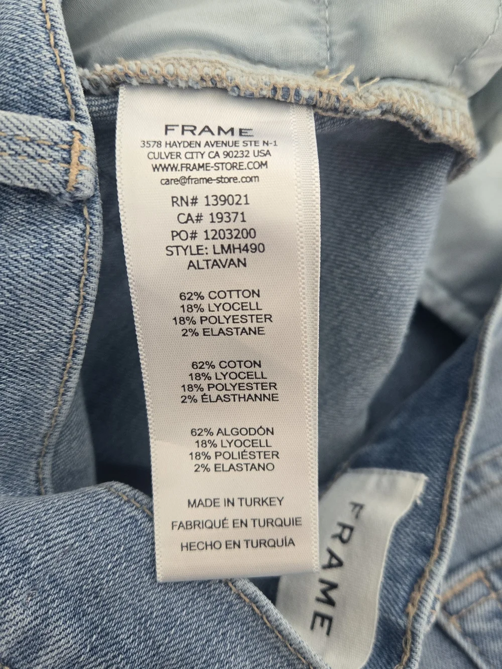 Frame Denim frame homme